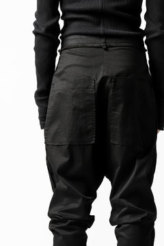 Load image into Gallery viewer, RUNDHOLZ DIP LOW CROTCH SLIM POCKET TROUSERS (BLACK)