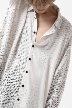 画像をギャラリービューアに読み込む, PAL OFFNER OVER SIZED SHIRT / VISCOSE (DOTS PRINT)