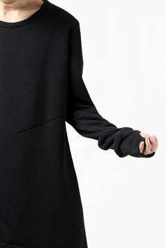 Load image into Gallery viewer, FIRST AID TO THE INJURED PRAGN SWEAT LONG TOPS / BRUSHED BACK TERRY (BLACK)