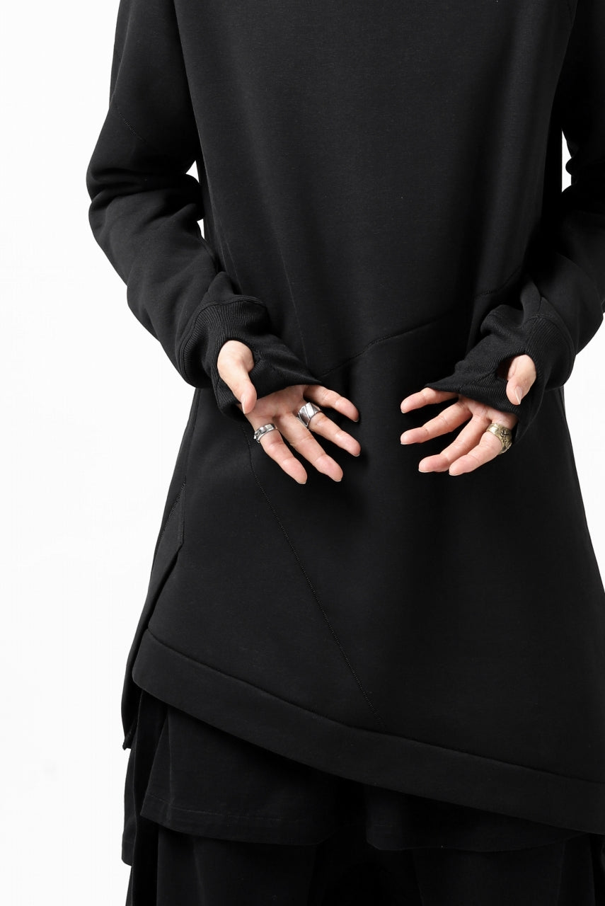 Load image into Gallery viewer, FIRST AID TO THE INJURED PRAGN SWEAT LONG TOPS / BRUSHED BACK TERRY (BLACK)