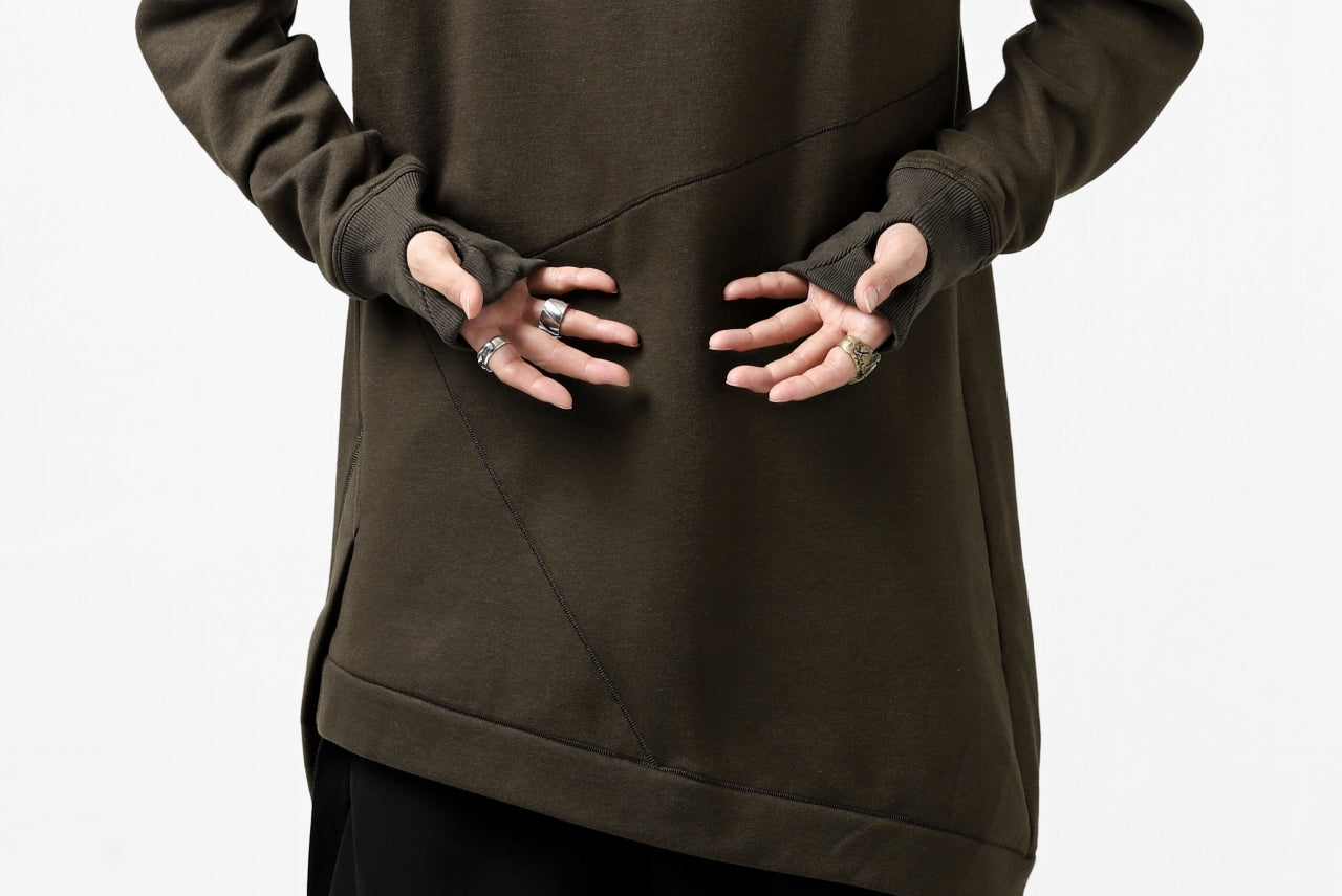 FIRST AID TO THE INJURED PRAGN SWEAT LONG TOPS / BRUSHED BACK TERRY (MOSS)