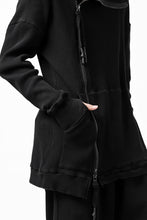 Load image into Gallery viewer, FIRST AID TO THE INJURED CURCULIO ZIP HOODIE / WAFFEL JERSEY (BLACK)