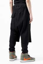 Load image into Gallery viewer, FIRST AID TO THE INJURED WURICH LAYERED PANT / WAFFEL + RIB JERSEY (BLACK)