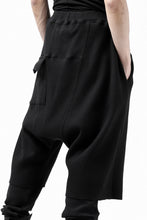 Load image into Gallery viewer, FIRST AID TO THE INJURED WURICH LAYERED PANT / WAFFEL + RIB JERSEY (BLACK)