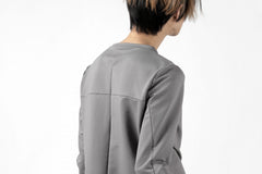 画像をギャラリービューアに読み込む, incarnation TUCK FRONT LONG SLEEVE TOPS / ELASTIC F.TERRY (GREY)