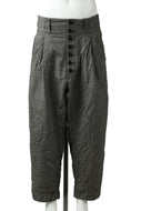 KLASICA SABRON CONSTRUCTED TROUSERS / ORIGINAL PONGEE NEP (GLEN CHECK)