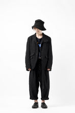 画像をギャラリービューアに読み込む, KLASICA HUNTS 10 BUTTONS DOLL BLAZER / LIGHT WEIGHT BLUR STRIPES (INK BLACK)