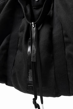 画像をギャラリービューアに読み込む, BORIS BIDJAN SABERI 2WAY TOTE BAG / OBJECT DYED RAMIE &quot;TOTE BAG 2-FBT10004&quot; (BLACK)