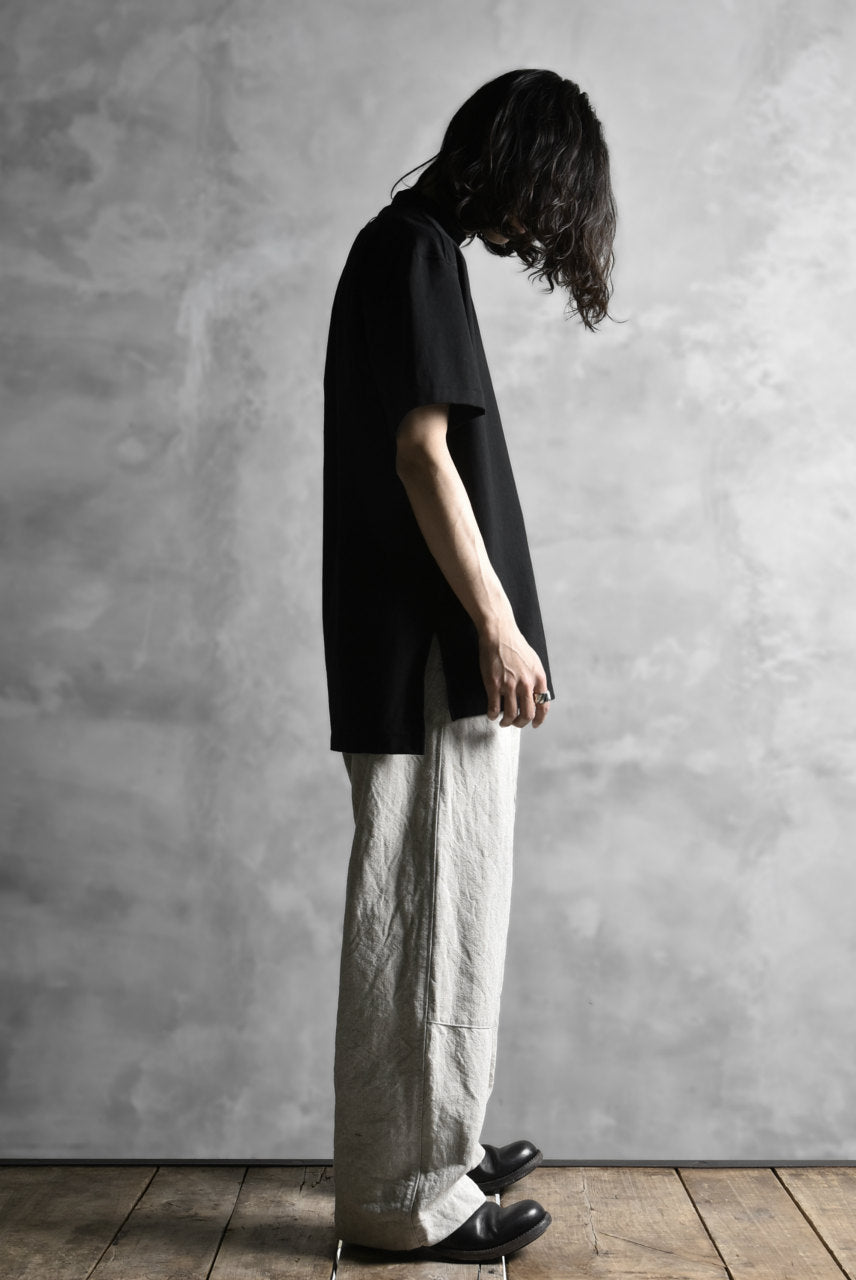 sus-sous natural wide trousers MK-1 / L56/C44 made with oyagi (NATURAL)