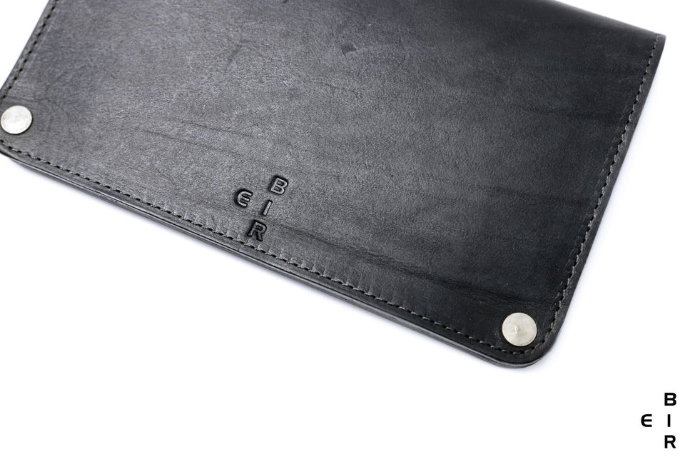 Load image into Gallery viewer, ierib Removal Long Wallet / Guidi Fiore (BLACK)