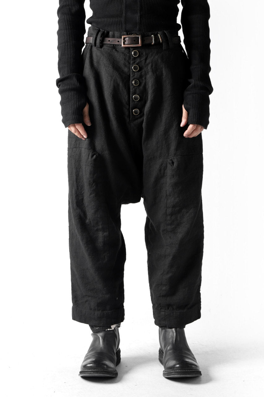 Load image into Gallery viewer, _vital sarouel wide layered pants / organic twill+texture print