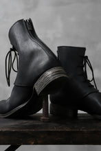 Load image into Gallery viewer, Portaille exclusive PL20 Laced Zip Boots (FILED STEER / BLACK)