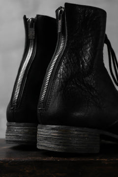 Load image into Gallery viewer, Portaille exclusive PL20 Laced Zip Boots (RUBBED COW TCG / BLACK)