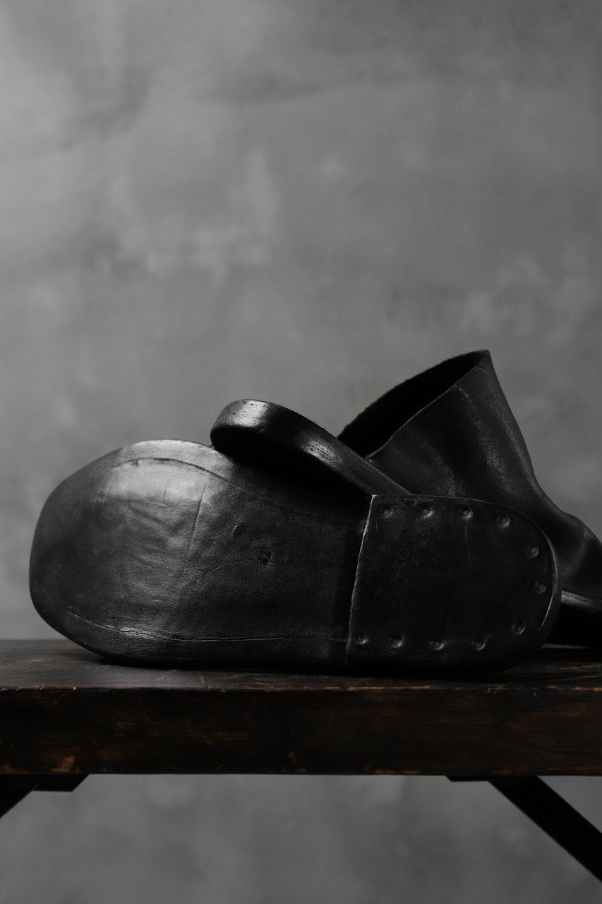 画像をギャラリービューアに読み込む, DIMISSIANOS &amp; MILLER mule w toe-ring sandals / calf leather full grain (BLACK)