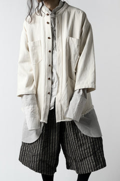 Load image into Gallery viewer, A.F ARTEFACT exclusive ENGINEER SHIRT-JKT / LOW COUNT DENIM (IVORY)