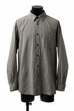 Load image into Gallery viewer, YUTA MATSUOKA exclusive plain shirt / organic cotton washer check (mustard)