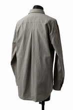 Load image into Gallery viewer, YUTA MATSUOKA exclusive plain shirt / organic cotton washer check (mustard)