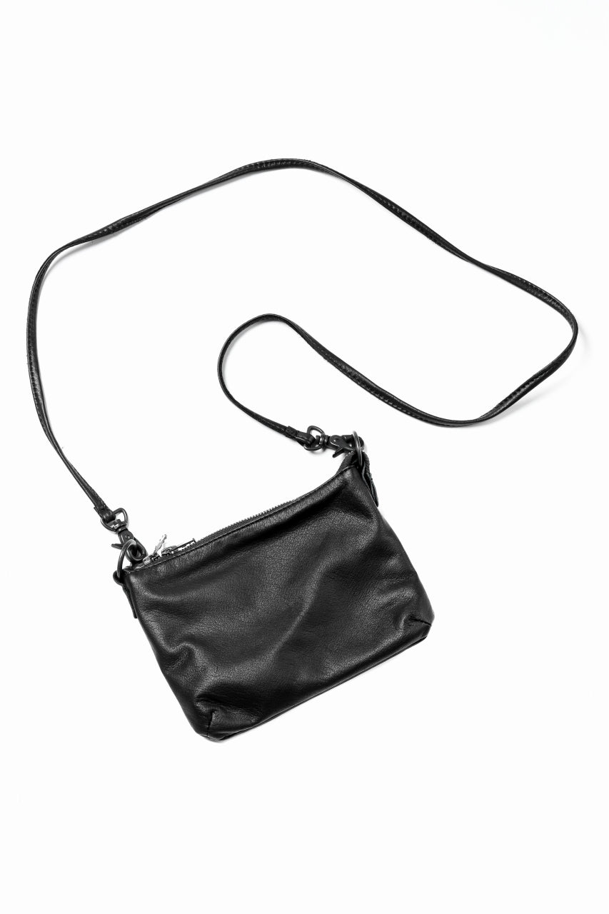 画像をギャラリービューアに読み込む, ISAMU KATAYAMA BACKLASH SACOCHE BAG / WASHABLE STEER (BLACK)