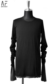 画像をギャラリービューアに読み込む, A.F ARTEFACT REVERSIBLE LAYERD LS TOPS (BLACK×GREY)