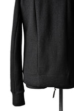 画像をギャラリービューアに読み込む, N/07 Wrap Hooded Jacket / Woolring Fleece (BLACK)