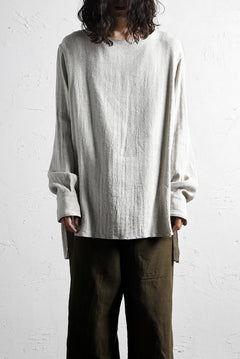 Load image into Gallery viewer, sus-sous shirt pullover / S55/L45 Herringbone (ICE GREY)