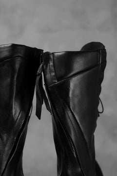 Load image into Gallery viewer, LEON EMANUEL BLANCK DISTORTION COMBAT BOOT / GUIDI OILED HORSE (BLACK)