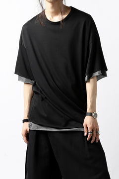 画像をギャラリービューアに読み込む, A.F ARTEFACT exclusive OVER SIZED LAYERED TEE (BLACK x GREY)