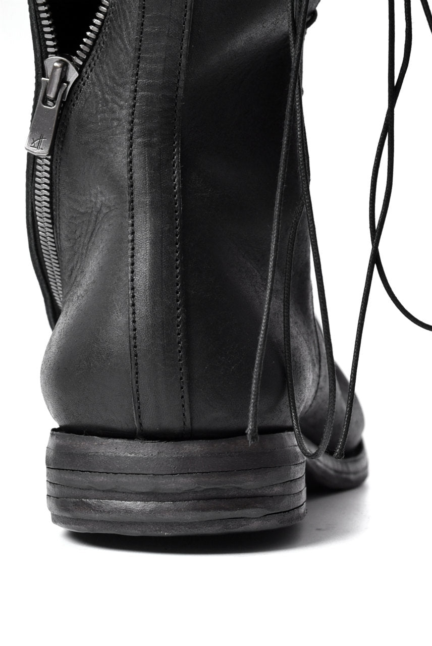 prtl x 4R4s exclusive Twisted Lace Boots / PUEBLO by Badalassi Carlo "No4-4" (BLACK)