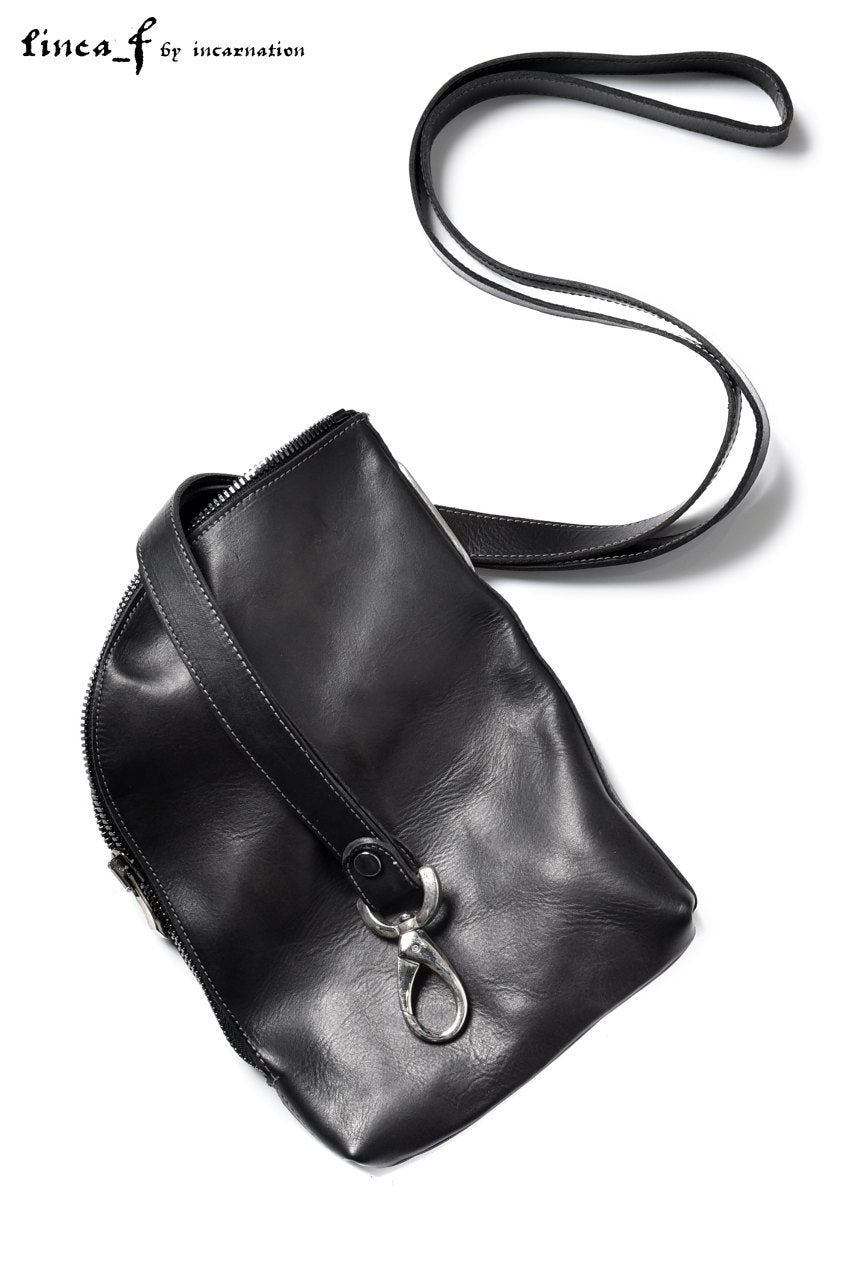 LINEA_F by incarnation GUIDI CALF LEATHER POUCH