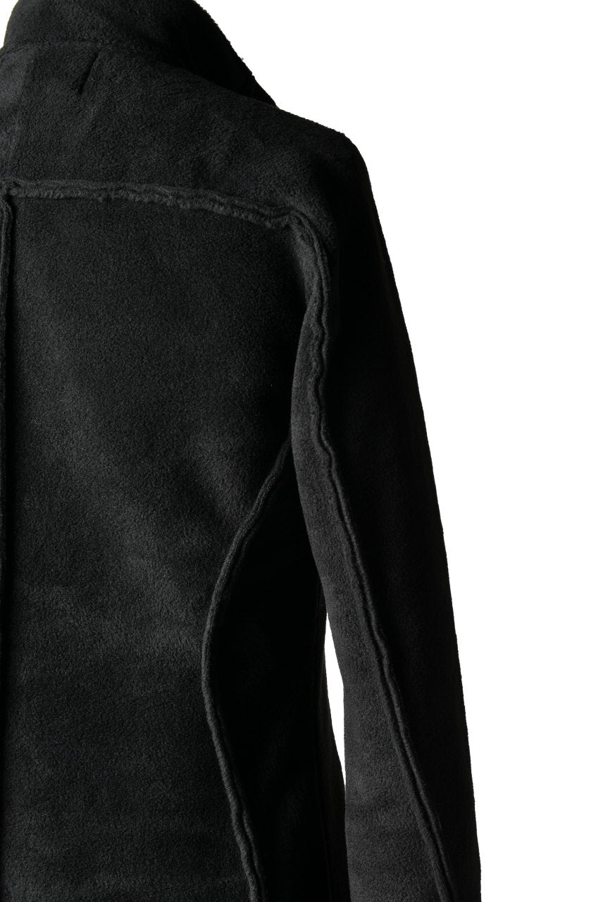 N/07 Rawcut Track Jacket / WARM Fleece Tech (BLACK)