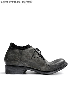 Load image into Gallery viewer, LEON EMANUEL BLANCK DISTORTION CURVED DERBY / GUIDI REVERSED WAX HORSE (GREY)