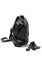 画像をギャラリービューアに読み込む, LEON EMANUEL BLANCK exclusive DISTORTION SMALL WEEKENDER BAG / GUIDI OILED HORSE LEATHER (BLACK)