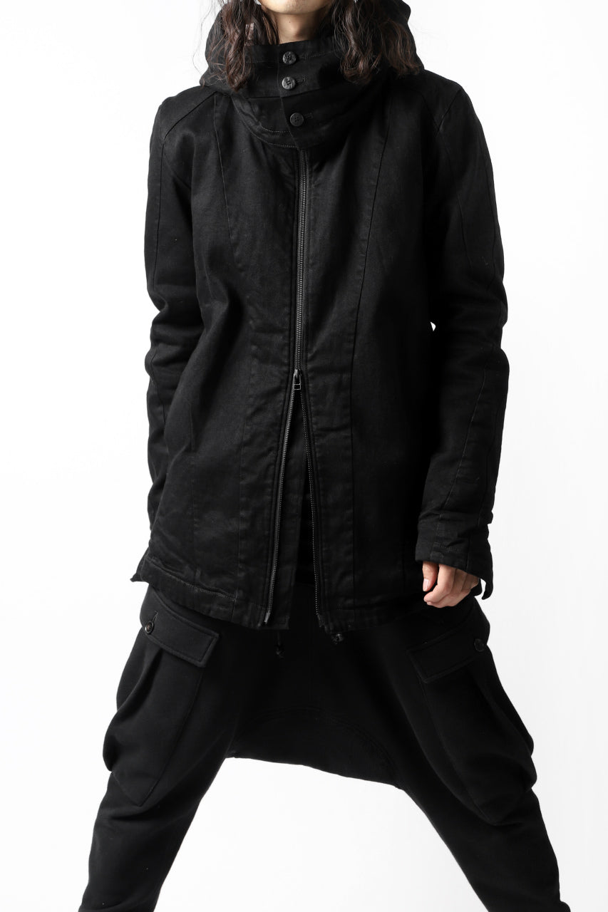 画像をギャラリービューアに読み込む, A.F ARTEFACT MILITARY JACKET / BLACK DENIM + BOA LINER