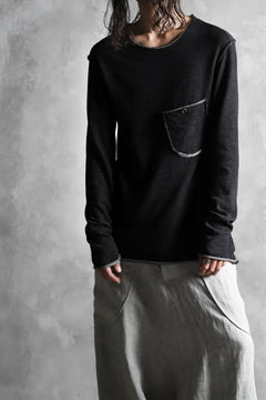 画像をギャラリービューアに読み込む, SOSNOVSKA DICHROMATIC WRENCHING LONG SLEEVE (BLACK)