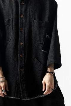 Load image into Gallery viewer, A.F ARTEFACT exclusive ENGINEER SHIRT-JKT / LOW COUNT DENIM (BLACK)