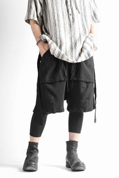 Load image into Gallery viewer, A.F ARTEFACT SWITCHING SHORTS / COMBI FABRIC (BLACK)