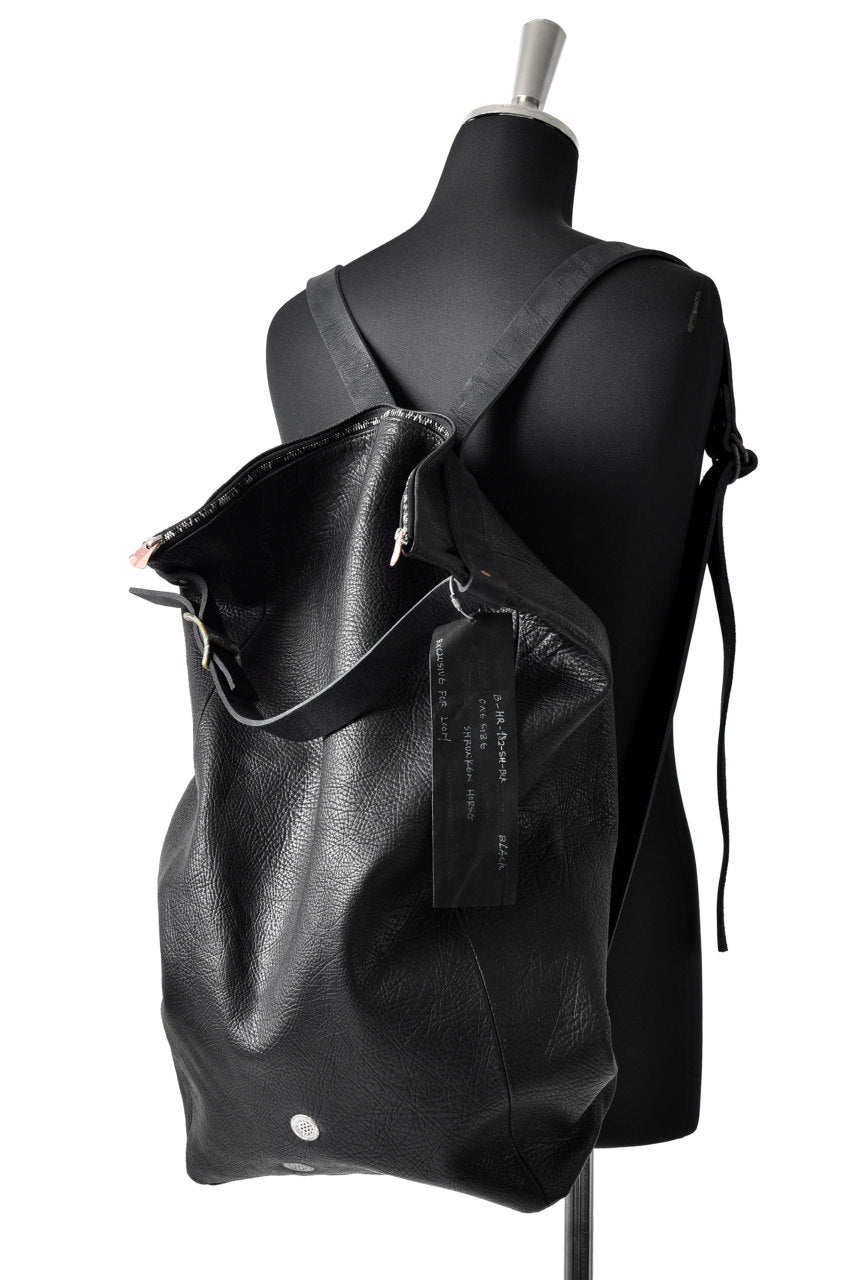ierib exclusive MT harness 2way backpack / horse shrink (BLACK)