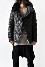 画像をギャラリービューアに読み込む, ISAMU KATAYAMA BACKLASH HOODED DOWN JACKET / [KANGAROO LEATHER / POLAND WHITE GOOSE] (BLACK)