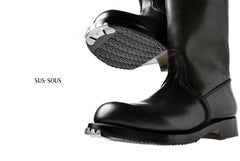 Load image into Gallery viewer, sus-sous jack boots / TEMPESTI *hand dyed (BLACK BROWN)