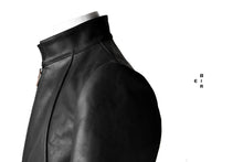 Load image into Gallery viewer, ierib exclusive classic zipper jacket / Nicolas Italy Vachetta (BLACK)