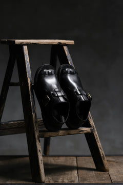 Load image into Gallery viewer, sus-sous sandal shoes / italy oiled cow leather *hand dyed (BLACK BROWN)