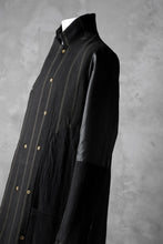 画像をギャラリービューアに読み込む, Aleksandr Manamis Double Breasted Stripe Coat