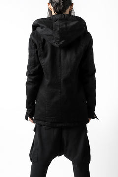 画像をギャラリービューアに読み込む, A.F ARTEFACT MILITARY JACKET / BLACK DENIM + BOA LINER