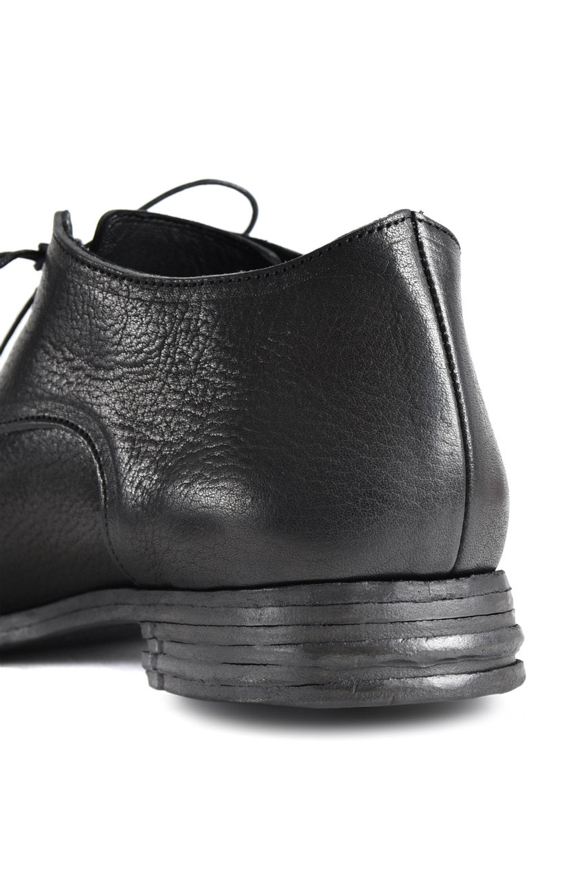 prtl x 4R4s exclusive Derby Shoes / Waxy Steer "No 3-2M" (BLACK)