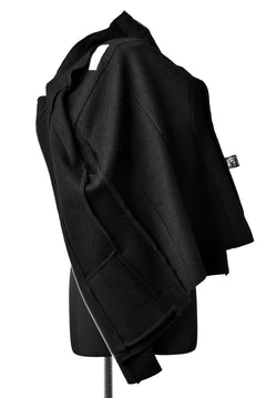 画像をギャラリービューアに読み込む, N/07 Rawcut Track Jacket / Woolring Fleece (BLACK)