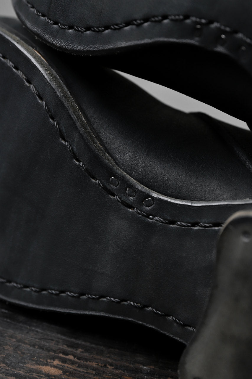 Portaille exclusive PL20 Laced Zip Boots (FILED STEER / BLACK)