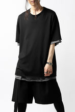 画像をギャラリービューアに読み込む, A.F ARTEFACT exclusive OVER SIZED LAYERED TEE (BLACK x GREY)