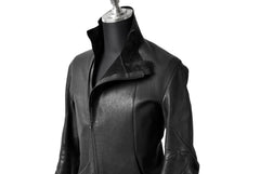 Load image into Gallery viewer, LEON EMANUEL BLANCK DISTORTION LEATHER JACKET &quot;GUIDI CAMEL&quot; (BLACK)