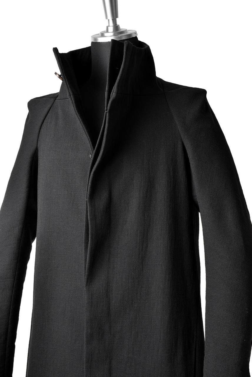 Load image into Gallery viewer, CEDRIC JACQUEMYN STRAIGHT LONG COAT BLACK)