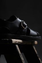 Load image into Gallery viewer, sus-sous sandal shoes / italy oiled cow leather *hand dyed (BLACK BROWN)